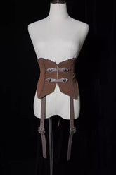 Brown Pirate Series Navigation Treasure Hunting Guide Ouji Handsome Lolita Waistband